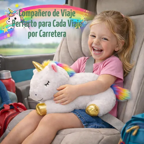 Vista 7 de KMUYSL Juguetes para Niñas de 0 1 2 3 4 5 6 7 8+ Años – Animal de Peluche de Unicornio Mamá con 4 Bebés Unicornios en su Barriguita, Set de Juguetes