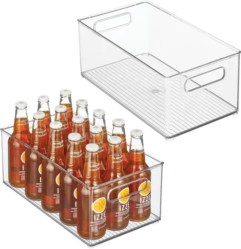 Vista 9 de iDesign Organizador apilable de cocina, 8 x 6 x 14.5 pulgadas, transparente