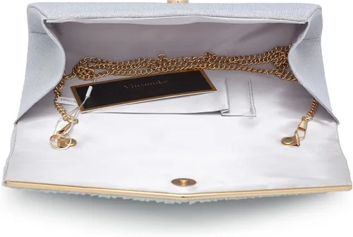 Vista 7 de Bolsos de mano para mujer embragues de boda para mujer bolsos de noche y embragues