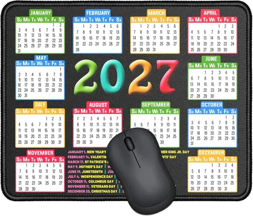 Vista 8 de Alfombrilla de mouse con borde cosido, alfombrilla de mouse para computadora con base de goma antideslizante, alfombrillas de mouse para computadora