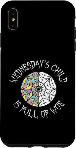 Vista 11 de Wednesday's Child Full of Woe - Carcasa redonda para iPhone 16