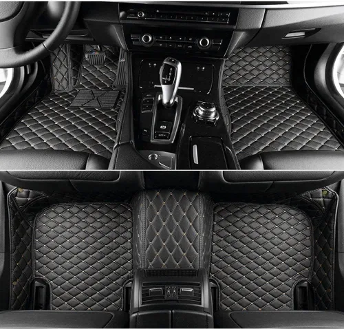 Vista 32 de Alfombrillas personalizadas para automóvil compatibles con Audi, BMW, Mercedes-Benz, Chevy, Cadillac, Honda, Toyota, Lexus, Infiniti, Nissan, rojo