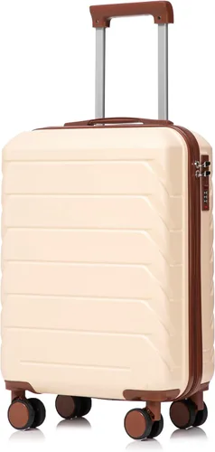 Vista 132 de Merax 3 piezas expandible ABS Hardshell equipaje Sets Spinner Wheel Maleta TSA Lock Suit Case, Apertura frontal negra, Juego de 2 piezas, Maleta