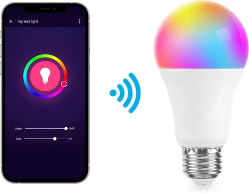 Vista 10 de JONATHAN Y BLB2000A-SET2 Bombilla inteligente A19 regulable, LED que cambia de color regulable, Alexa, compatible con Google Home Assistant,