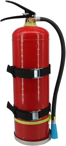 Vista 4 de Soporte de metal para extintor de incendios, resistente, acero inoxidable 304, compatible con extintores de incendios de 5 libras