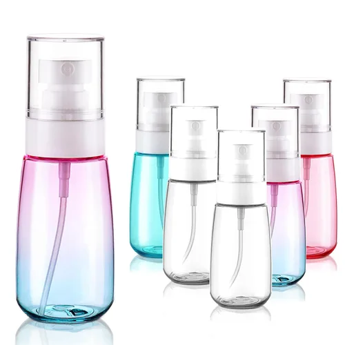 Vista 18 de Cosywell Botella de spray de viaje aprobada por la TSA de 2oz 60ml, paquete de 3, a prueba de fugas, nebulización fina, botella de spray de plástico