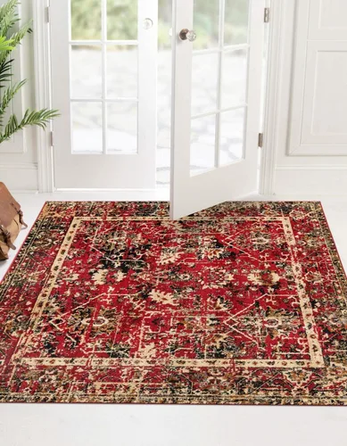 Vista 27 de Unique Loom Saturn Collection - Alfombra rectangular de iones (2 pies 2 pulgadas x 3 pies 1 pulgada, color beige crema/negro)