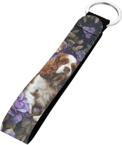 Vista 24 de INSTANTARTS Llavero automático Lanyard Hand Wrist Lanyard Correa de muñeca con anillo de metal