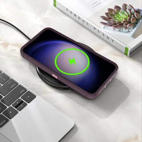 Vista 4 de Funda diseñada para Samsung Galaxy S23, magnética, doble protección contra caídas, resistente, compatible con MagSafe, a prueba de polvo, no se Negro