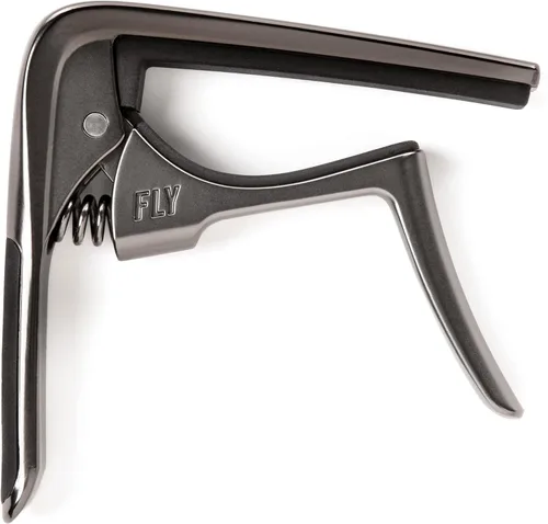 Vista 7 de Jim Dunlop Trigger® Fly™ Capo Celtic Knot Edition Curvo - Negro