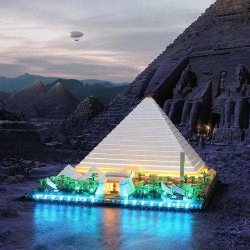 Vista 3 de LIGHTAILING Light Kit Compatible with LEGO 21058 Great Pyramid of Giza Set