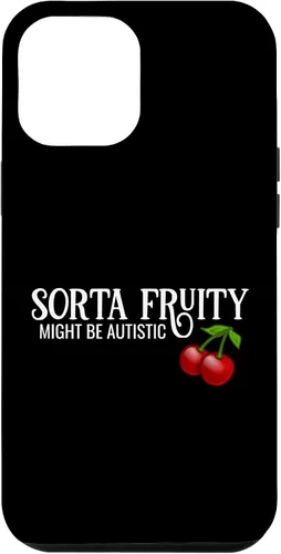 Vista 26 de Sorta Fruity Autistic Bisexual Queer Lesbian Autism Cherry Case for iPhone 16