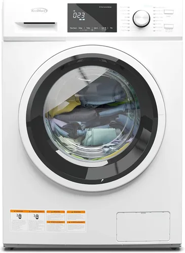 Vista 2 de KoolMore Combo de lavadora y secadora de carga frontal 2 en 1, 2.7 pies cúbicos, para apartamento, dormitorio, RV, 16 ciclos de lavado y 4 ciclos