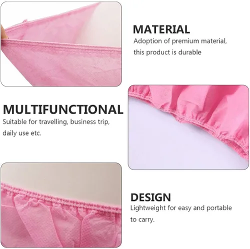 Vista 4 de GALPADA 50 piezas de ropa interior desechable no tejida para mujer, ropa interior desechable para mujer, ropa interior de viaje para incontinencia