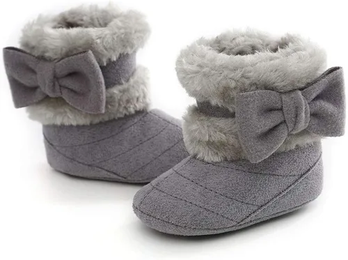 Vista 3 de BABITINA Infant Boots Winter Baby Girl Shoes Soft Sole Anti-Slip Toddler Snow Warm Prewalker Newborn Boots