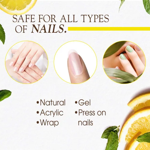 Vista 4 de Gena Nail Brite - Exfoliante blanqueador con cepillo, limpia condiciones e ilumina las uñas, 4 onzas