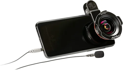 Vista 6 de Rode SmartLav+ Lavalier Micrófono para Smartphones, Negro