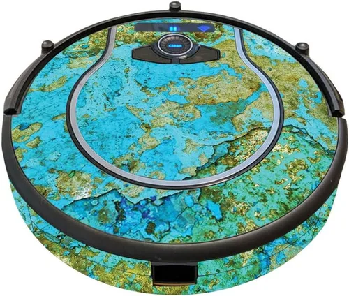 Vista 7 de MightySkins Skin compatible con Shark Ion Robot 750 - Cobertura mínima al vacío – Madera abstracta Funda protectora de vinilo duradera y única