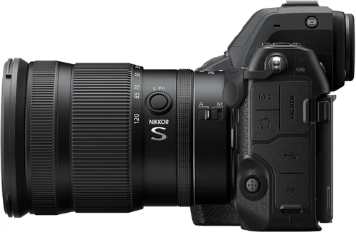 Vista 8 de Nikon Z 8 con lente de zoom Cámara híbrida profesional de fotograma completo sin espejo para fotos/vídeo con lente de 24-120 mm f/4 Modelo Nikon