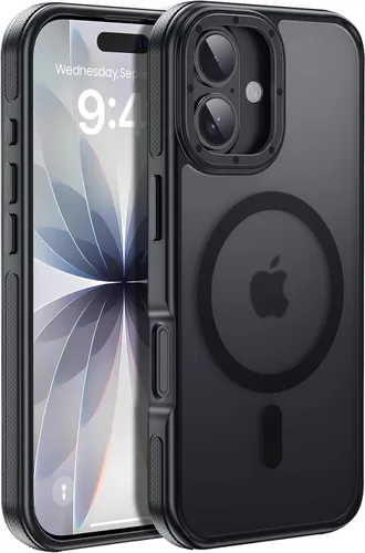 Vista 118 de Funda magnética para iPhone Air con protector de lente de cámara, protección grado militar de 10 pies, compatible con funda MagSafe Slim para iPhone