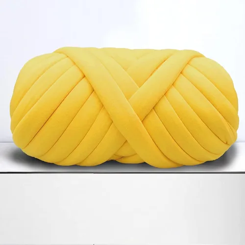 Vista 8 de Hilo grueso para tejido de brazo gigante para manta de nudo trenzado, hilo grueso jumbo tuerce tubular Ya rn suave extra grueso Yar n, tejido Gris
