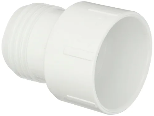 Vista 5 de Acople para tubería de PVC Spears, adaptador, cédula 40, macho NPT x para llave, Blanco, 1