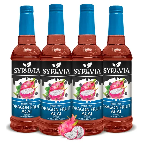 Vista 36 de Jarabe de café sin azúcar Syruvia, jarabe con sabor a caramelo para bebidas, lattes y postres – 25.4 fl oz