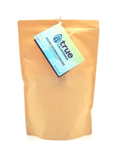 Vista 7 de True California Pistachos orgánicos secos tostados y ligeramente salados marinos (1 libra) en la cáscara - Snacks saludables, veganos y sin gluten