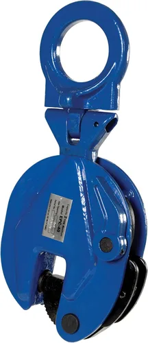 Vista 2 de Vestil Abrazadera de placa vertical de acero EPC-40 4,000 Lb. Capacidad Azul