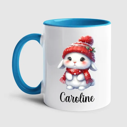 Vista 25 de Taza de café de Papá Noel con nombre personalizado – Taza de Papá Noel personalizada, 11 onzas y 15 onzas, bonita taza de cerámica blanca regalo