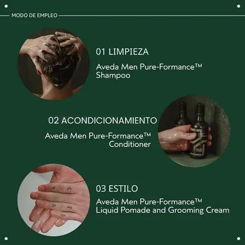 Vista 6 de Crema de preparación para hombres Pure Formance de Aveda (hidratación y control de hidratación) - / 4,2 onzas.