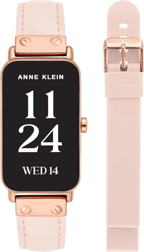 Vista 7 de Anne Klein Connect It Illume Smartwatch Set, Marrón/Azul Marino/Oro, Estándar, AK/9000GPBNNV