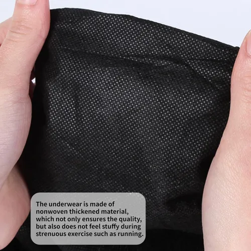 Vista 4 de 50 piezas de ropa interior desechable, calzoncillos desechables protectores y ropa interior para incontinencia y ostomía
