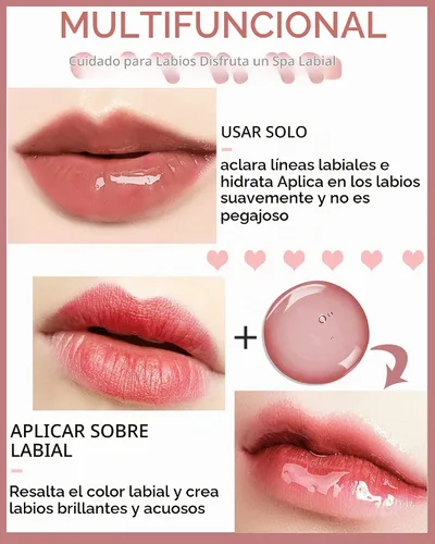 Vista 3 de Aceite hidratante para labios, tinte de brillo de labios de palisandro para mujeres Rosewood
