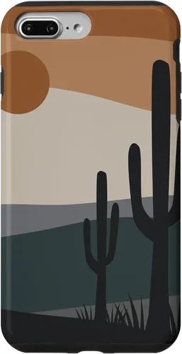 Vista 12 de Cute Desert Cactus Terracotta Southwestern Aesthetic Boho Case for iPhone 17