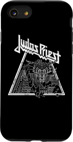 Vista 22 de iPhone 15 Judas Priest - Funda Wireframe Defenders
