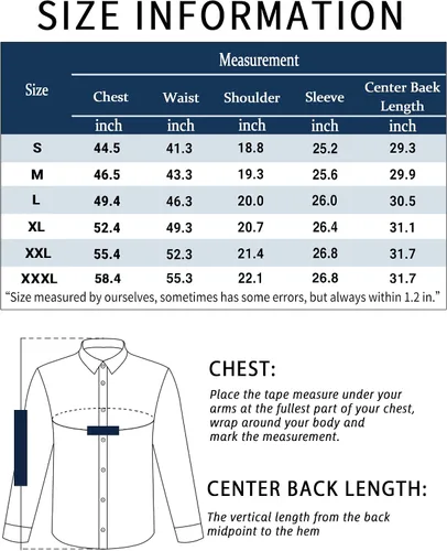 Vista 5 de COOFANDY Camisas casuales de lino de manga larga con botones para hombre
