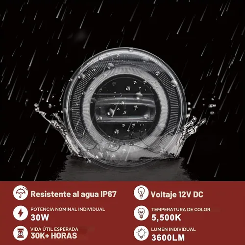 Vista 7 de Luces antiniebla LED con luces de circulación diurna para GMC Sierra 2007-2014, luces antiniebla de conducción con DRL para 2007 2008 2009 2010 2011