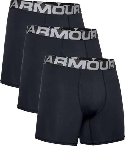 Vista 2 de Under Armour Boxerjock 6 Boxerjock de algodón cargado para hombre (3 unidades)