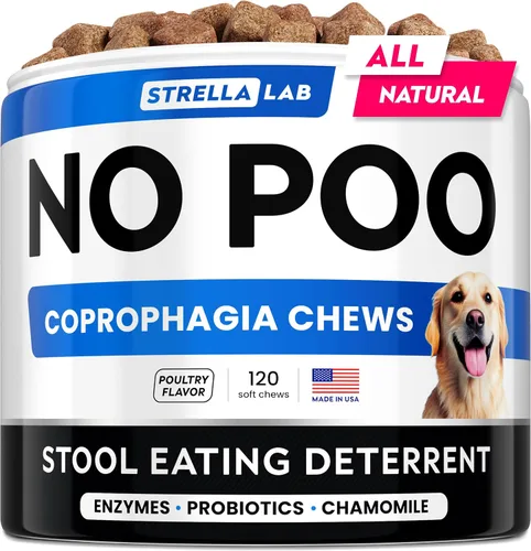 Vista 11 de STRELLALAB No Poo Treats - Disuasorio y prevención de la alimentación de heces de coprofagia