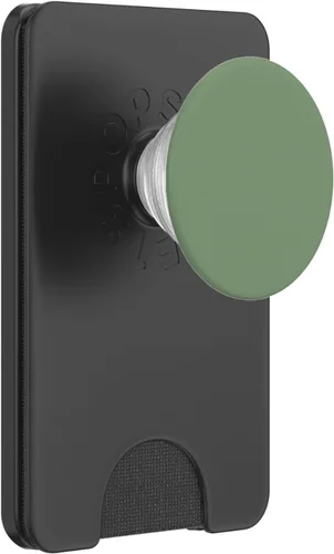 Vista 7 de PopSockets Grip y soporte para teléfonos y tabletas color verde oliva mate
