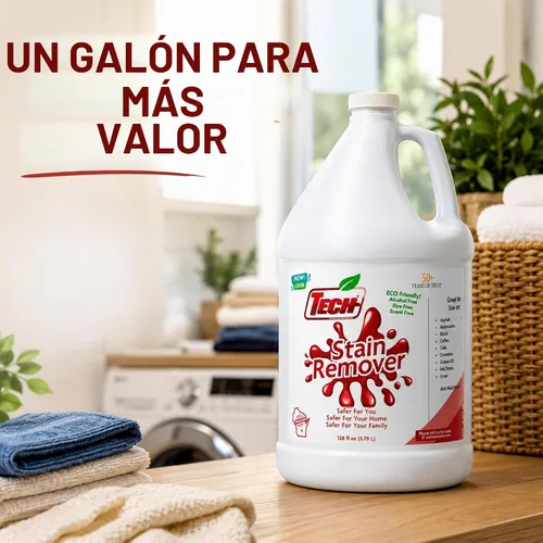 Vista 5 de TECH Quitamanchas de galón, 128oz - Limpiador para alfombras, tapicería