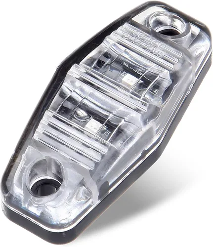 Vista 2 de 4x 2.5" luces LED ámbar para camión y remolque, luces ovaladas para parachoques laterales, impermeables, selladas, montadas en superficie