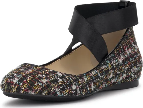 Vista 9 de Jessica Simpson Mandalaye ballerinas chatas para mujer Microgamuza Negro