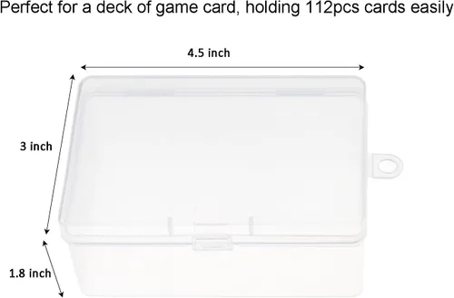 Vista 3 de 8 fundas vacías para cartas de juego, compatibles con tarjetas UNO/SkipBo/Phase10