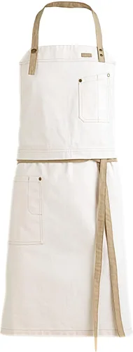 Vista 3 de Delantal de chef profesional para hombres con correa ajustable