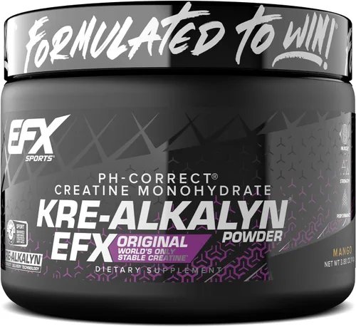 Vista 18 de EFX Sports Kre-Alkalyn EFX Powder Suplemento en polvo de monohidrato de creatina pH correcto Fuerza, crecimiento muscular y rendimiento 55