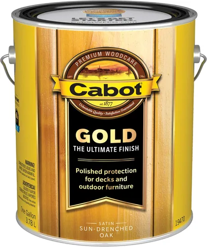 Vista 10 de Cabot 3471-07 3471 Acabado de madera de nogal iluminado por el sol, 1 galón, Nuez iluminada por