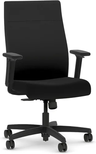 Vista 21 de HON Ignition 2.0 - Silla de oficina de tela, tapizada, brazos ajustables, silla de oficina ergonómica ejecutiva reclinable, con inclinación