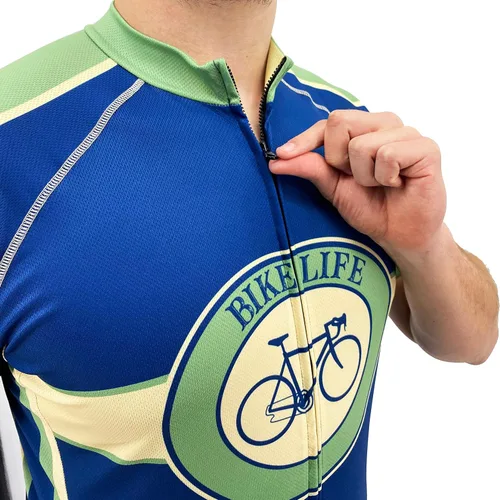 Vista 5 de PEAK 1 SPORTS Bike Life - Camiseta de ciclismo para hombre, manga corta y sin mangas, para ciclismo de carretera y equitación
